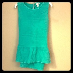 Girls Tank top and shorts set. Size 14/16